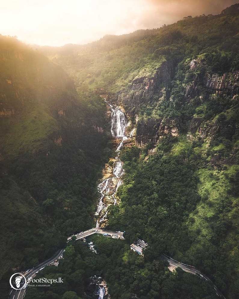World’s best travel destination Ravana Waterfall Ella Sri Lank