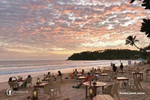 Central Beach restaurant Sunset at Mirissa Beach, Best Beaches in Sri Lanka
