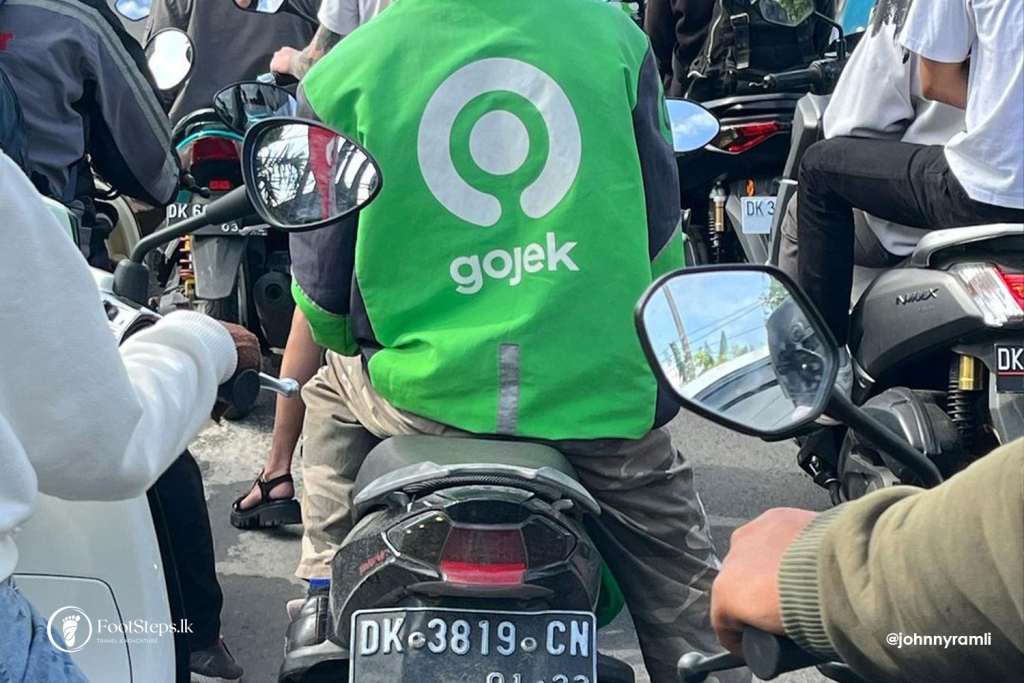 Thing not to do in Bali - Use Gojek or Grab for Taxi in Bali FootSteps Lanka Travel